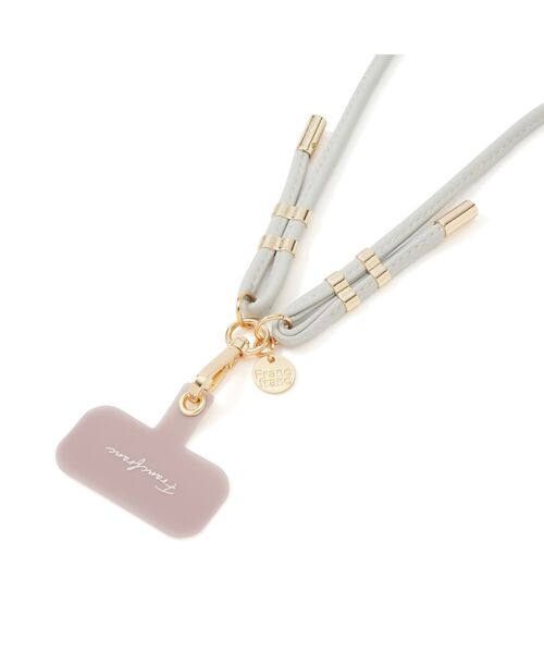 スマホストラップ シンプル 2 グレー（その他小物）｜Francfranc