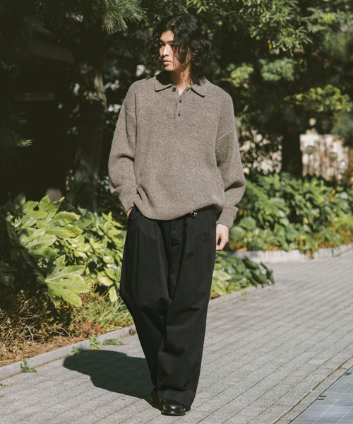 RAGEBLUE（レイジブルー）の「２タック/コクーンチノパンツ（チノパンツ・メンズ・ホワイト/ブラック・MEDIUM/LARGE）」の3枚目の写真