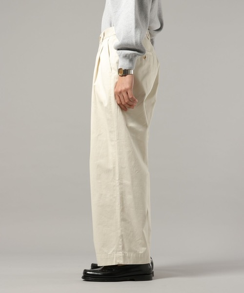 RAGEBLUE（レイジブルー）の「２タック/コクーンチノパンツ（チノパンツ・メンズ・ホワイト/ブラック・MEDIUM/LARGE）」の8枚目の写真