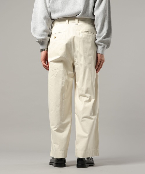 RAGEBLUE（レイジブルー）の「２タック/コクーンチノパンツ（チノパンツ・メンズ・ホワイト/ブラック・MEDIUM/LARGE）」の9枚目の写真