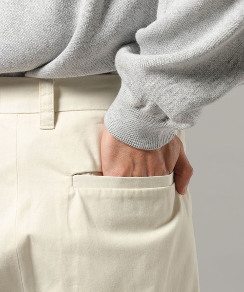 RAGEBLUE（レイジブルー）の「２タック/コクーンチノパンツ（チノパンツ・メンズ・ホワイト/ブラック・MEDIUM/LARGE）」の14枚目の写真