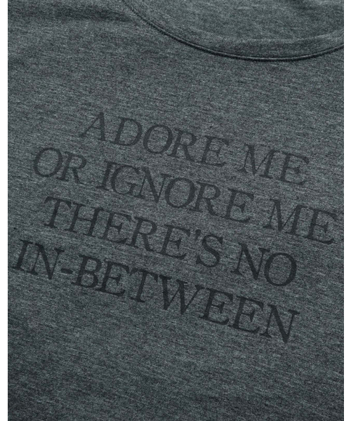 MAGORENSEOUL(マゴレンソウル)の「ADORE ME オーバーサイズ ロングスリーブ メランジチャコール(Tシャツ/カットソー・レディース・その他・FREE)」の3枚目の写真