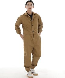 SAINTCREW（セントクルー）の「センスワーカー テーパードジョガージャンプスーツ SWT-503J キャメル（つなぎ/オールインワン）」