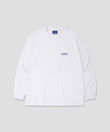 DOLPHIN WAVE APPAREL（ドルフィンウェーブアパレル）の「ドルフィンアーチロゴロングスリーブTシャツホワイト（Tシャツ/カットソー）」