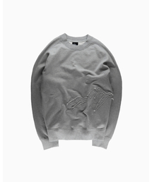 COLDWARM（コールドウォーム）の「applique logo sweat shirt (grey color)（スウェット）」