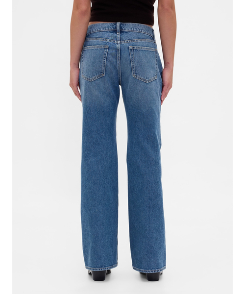 GAP(ギャップ)の「ミッドライズ リラックスフィット フレアデニム(デニムパンツ・レディース・ライトインディゴブルー・23/24/25/26/27/28/29/30)」の3枚目の写真