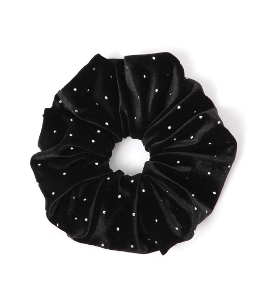 LOWRYS FARM(ローリーズファーム)の「ベロアシュシュ 634159(ヘアゴム・レディース・ブラック系その他/ブラック系その他2・FREE)」の3枚目の写真