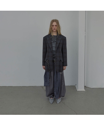 LCDC TM（エルシーディーシーティーエム）の「OVERSIZED TAILORED JACKET_CHECKED (BROWN)（テーラードジャケット）」