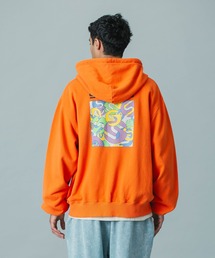 【UK COLLECTION】BOX ARTWORK ZIP SWEAT HOODIE