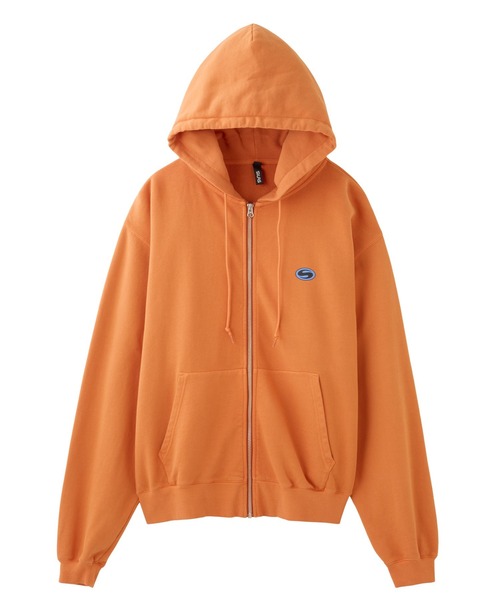SILAS(サイラス)の「【UK COLLECTION】BOX ARTWORK ZIP SWEAT HOODIE(パーカー・メンズ・オフホワイト/オレンジ・S/M/L)」の4枚目の写真