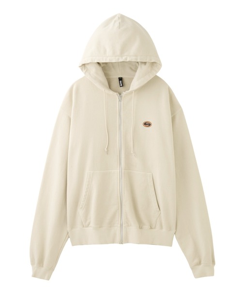 SILAS(サイラス)の「【UK COLLECTION】BOX ARTWORK ZIP SWEAT HOODIE(パーカー・メンズ・オフホワイト/オレンジ・S/M/L)」の6枚目の写真
