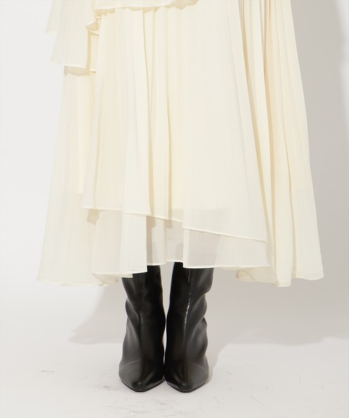 AND COUTURE(アンドクチュール)の「ツイードジャケットドッキングワンピース(ワンピース・レディース・ブラック/オフホワイト/ネイビー・SMALL/MEDIUM)」の13枚目の写真