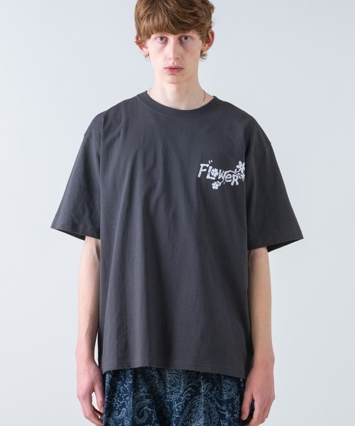 rehacer(レアセル)の「rehacer : Flow Surf Vintage Wash TEE / フローサーフ ヴィンテージ ウオッシュT(Tシャツ/カットソー・メンズ・ベージュ/ピンク/スミクロ・MEDIUM/SMALL/X-LARGE/LARGE)」の11枚目の写真