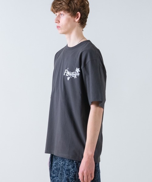 rehacer(レアセル)の「rehacer : Flow Surf Vintage Wash TEE / フローサーフ ヴィンテージ ウオッシュT(Tシャツ/カットソー・メンズ・ベージュ/ピンク/スミクロ・MEDIUM/SMALL/X-LARGE/LARGE)」の12枚目の写真
