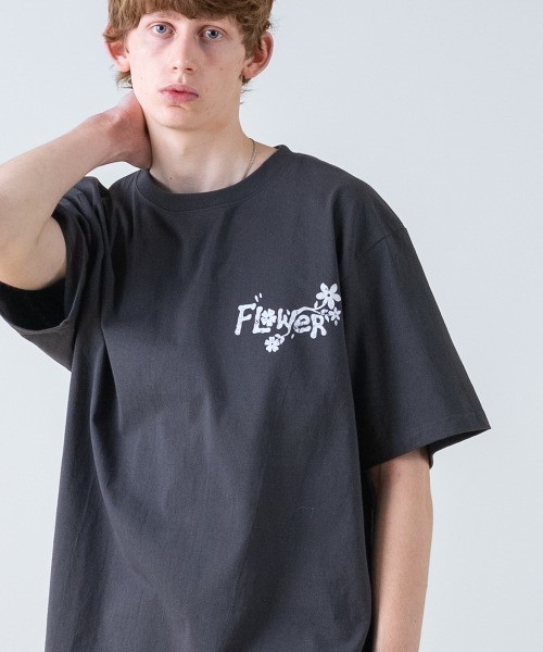rehacer(レアセル)の「rehacer : Flow Surf Vintage Wash TEE / フローサーフ ヴィンテージ ウオッシュT(Tシャツ/カットソー・メンズ・ベージュ/ピンク/スミクロ・MEDIUM/SMALL/X-LARGE/LARGE)」の13枚目の写真