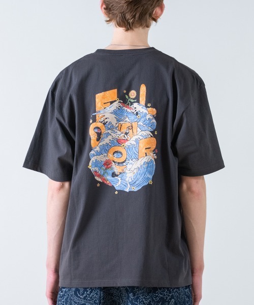 rehacer(レアセル)の「rehacer : Flow Surf Vintage Wash TEE / フローサーフ ヴィンテージ ウオッシュT(Tシャツ/カットソー・メンズ・ベージュ/ピンク/スミクロ・MEDIUM/SMALL/X-LARGE/LARGE)」の14枚目の写真