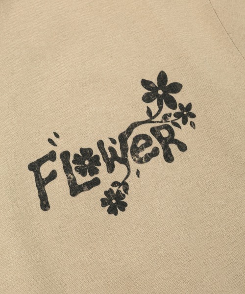 rehacer(レアセル)の「rehacer : Flow Surf Vintage Wash TEE / フローサーフ ヴィンテージ ウオッシュT(Tシャツ/カットソー・メンズ・ベージュ/ピンク/スミクロ・MEDIUM/SMALL/X-LARGE/LARGE)」の10枚目の写真