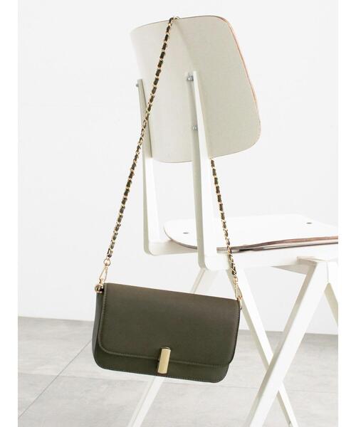 Te chichi（テチチ）の「レオパードチェーンクラッチショルダー（ハンドバッグ・レディース・グリーン/ブラウン・F）」の2枚目の写真