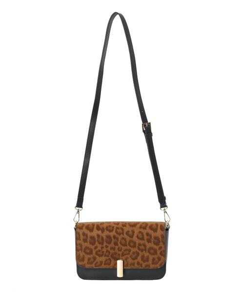 Te chichi（テチチ）の「レオパードチェーンクラッチショルダー（ハンドバッグ・レディース・グリーン/ブラウン・F）」の13枚目の写真