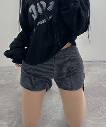 FOLLOWIN | 【FOLLOWIN韓国風ショートパンツ】リブショートパンツ(その他パンツ)