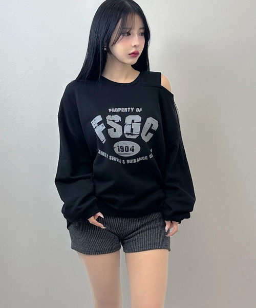 FOLLOWIN(フォロウィン)の「【FOLLOWIN韓国風ショートパンツ】リブショートパンツ(その他パンツ・レディース・ブラック/チャコールグレー・FREE)」の20枚目の写真