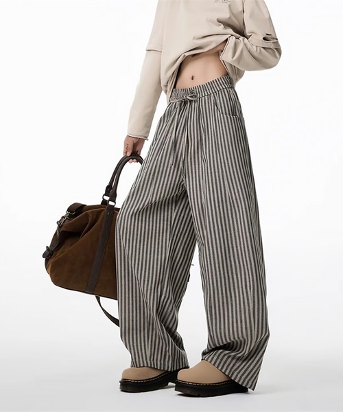SBG(エスビー)の「SBG ストライプバギーパンツ(その他パンツ・メンズ・ブラック系その他/グレー系その他・LARGE/MEDIUM/SMALL)」の7枚目の写真