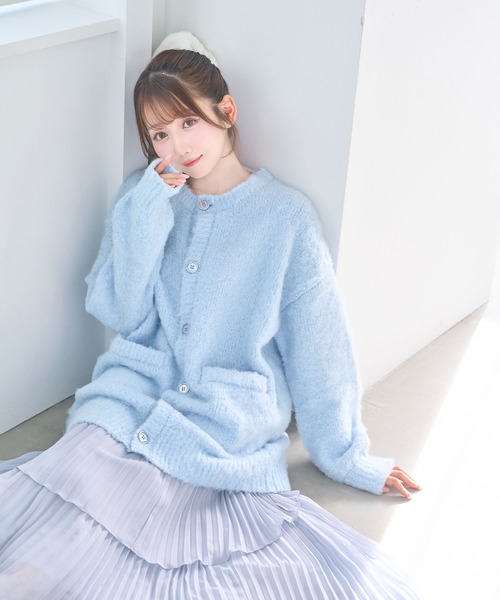 ロゼミューズ Shaggy knit cardie Shaggy knit cardie（カーディガン/ボレロ）｜Rose Muse（ロゼミューズ