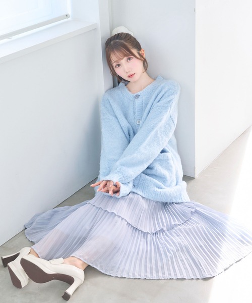 Shaggy knit cardie（カーディガン/ボレロ）｜Rose Muse（ロゼミューズ