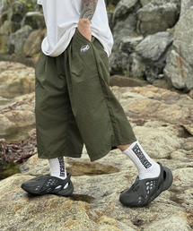 PEACEOFMIND（ピースオブマインド）の「ナイロンツーピンタックバミューダパンツ（カーキ）（その他パンツ）」