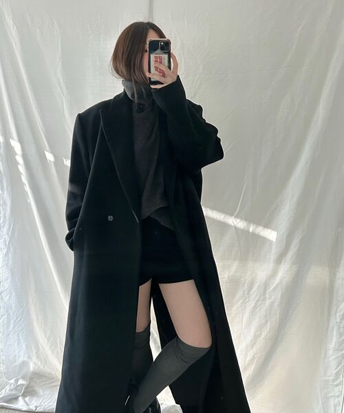 FANYOUNG（ファンヤング）の「ヘアリージップスリットプルオーバー -チャコール（その他トップス・レディース・その他・OS）」の13枚目の写真