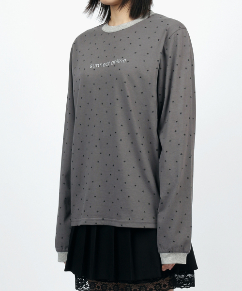 SUNNECT(ソネクト)の「Galaxy LS Tee - Charcoal(Tシャツ/カットソー・レディース・その他・OS)」の3枚目の写真