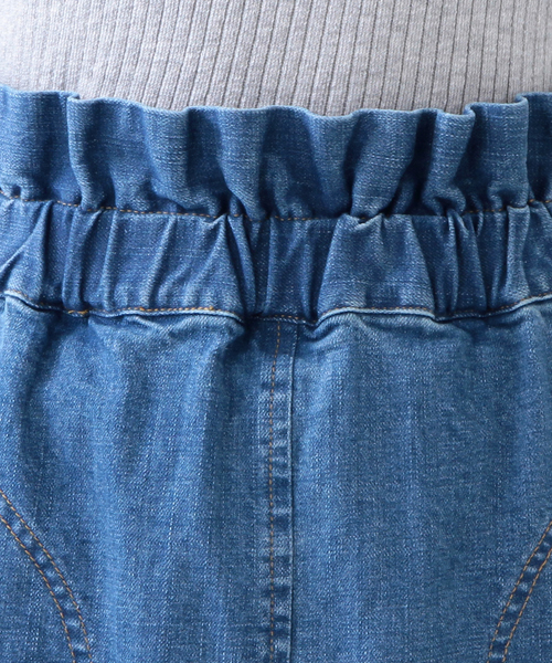 Ray BEAMS(レイビームス)の「◇【予約】【ラブリ着用】Ray BEAMS / デニムロング タイトスカート(デニムスカート・レディース・サックスブルー/ブルー系その他・0/1)」の7枚目の写真