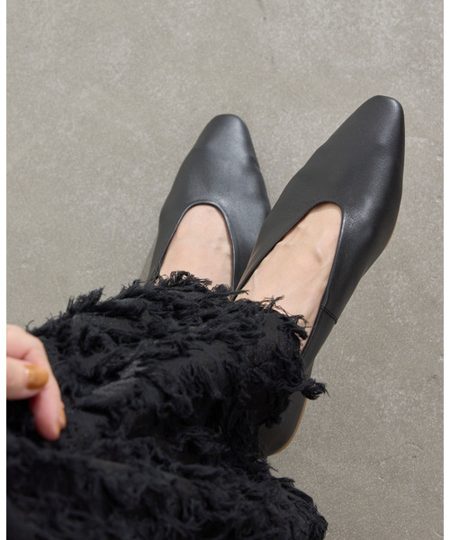 IENA（イエナ）の「IENA フラットシューズ IE5C-0420（その他シューズ・レディース・ブラック/グレー/ホワイト・37.5/37/36.5/38）」の5枚目の写真