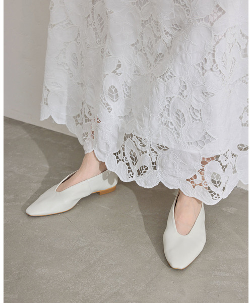 IENA（イエナ）の「IENA フラットシューズ IE5C-0420（その他シューズ・レディース・ブラック/グレー/ホワイト・37.5/37/36.5/38）」の11枚目の写真