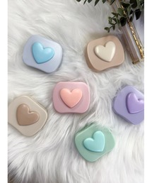 Bling Leads（ブリングリーズ）の「【Bls】【ZA】【Bling Leads】ハート型コンタクトケース（トラベルグッズ）」