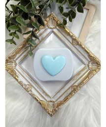 Bling Leads（ブリングリーズ）の「【Bls】【ZA】【Bling Leads】ハート型コンタクトケース（トラベルグッズ）」