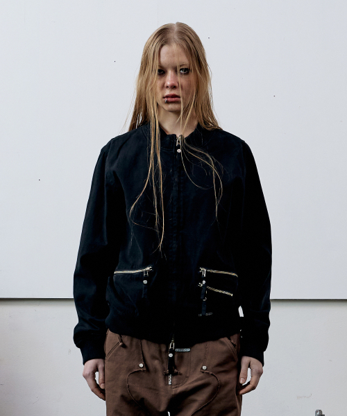 DYED TANKER JACKET BLACK