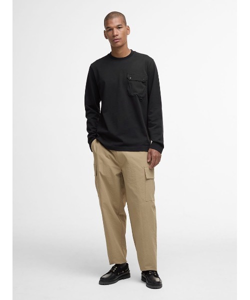 Barbour(バブアー)の「Leazes ロングスリーブ Tシャツ(Tシャツ/カットソー・メンズ・ブラック/ホワイト・SMALL/MEDIUM/LARGE)」の7枚目の写真