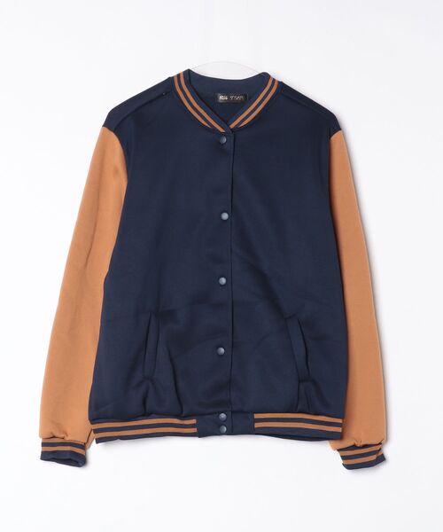 FREE STYLISTS(フリー スタイリスト)の「ビッグシルエット スタジャン(スタジャン・レディース・ワイン/ダークネイビー・M/L/2XL/XL)」の8枚目の写真
