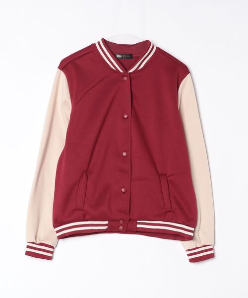 FREE STYLISTS(フリー スタイリスト)の「ビッグシルエット スタジャン(スタジャン・レディース・ワイン/ダークネイビー・M/L/2XL/XL)」の9枚目の写真