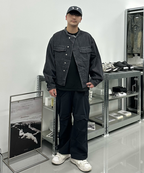 SSO-M(ソエム)の「エアダブルワイドパンツ(Grey Label)_ブラック(スウェットパンツ・メンズ・その他・S/M/L/XL)」の3枚目の写真