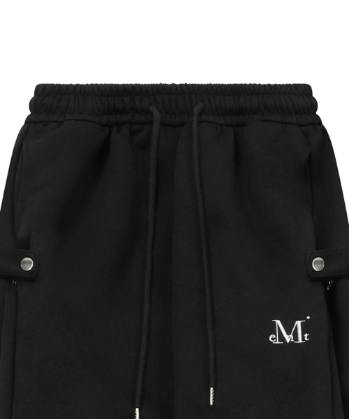 MUCENT(ムセント)の「ウィアーサイドボタン スウェットパンツ 男女共用 (4カラー)(スウェットパンツ・レディース・グレー系/ブラック系/ライトグレー/アイボリー系・FREE)」の10枚目の写真