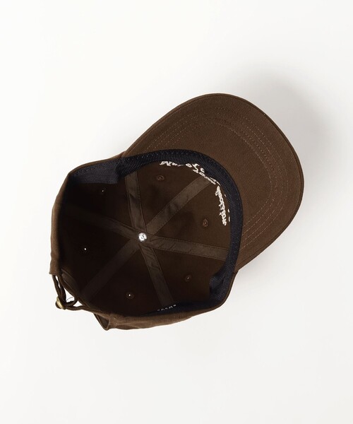 BEAMS HEART（ビームスハート）の「メッセージ刺繍 ベースボール キャップ（キャップ・メンズ・ブラウン/グリーン・ONE SIZE）」の7枚目の写真