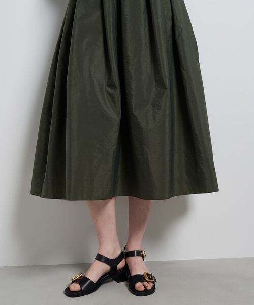 LANVIN en Bleu(ランバンオンブルー)の「タフタコンビカットソーワンピース(ワンピース・レディース・オフホワイト/ブラック/カーキ・38)」の13枚目の写真
