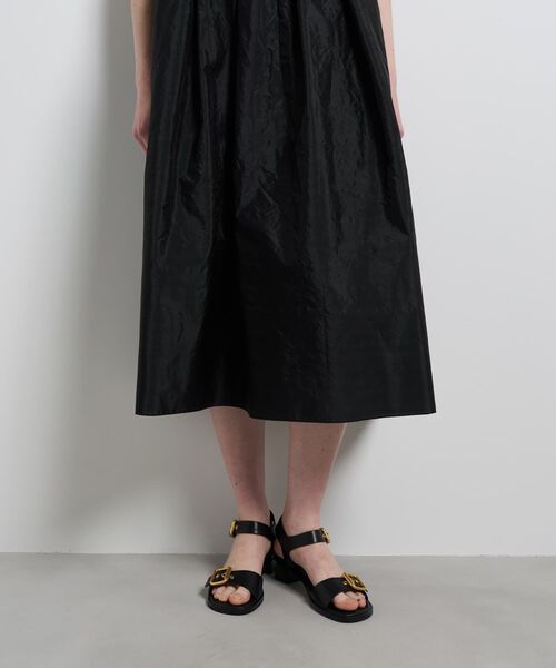 LANVIN en Bleu(ランバンオンブルー)の「タフタコンビカットソーワンピース(ワンピース・レディース・オフホワイト/ブラック/カーキ・38)」の7枚目の写真