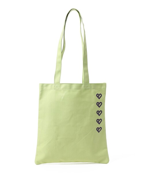 BEAMS HEART（ビームスハート）の「【ユニセックス】B-HEARTロゴ トートバッグ（トートバッグ・メンズ・レッド系その他2/ケリーグリーン/レッド/サックスブルー/ブルー・ONE SIZE）」の10枚目の写真