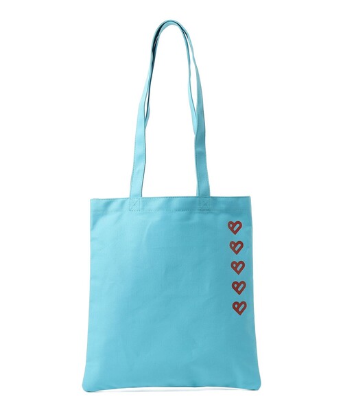 BEAMS HEART（ビームスハート）の「【ユニセックス】B-HEARTロゴ トートバッグ（トートバッグ・メンズ・レッド系その他2/ケリーグリーン/レッド/サックスブルー/ブルー・ONE SIZE）」の11枚目の写真