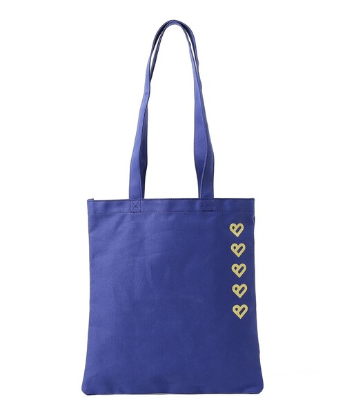 BEAMS HEART（ビームスハート）の「【ユニセックス】B-HEARTロゴ トートバッグ（トートバッグ・メンズ・レッド系その他2/ケリーグリーン/レッド/サックスブルー/ブルー・ONE SIZE）」の6枚目の写真