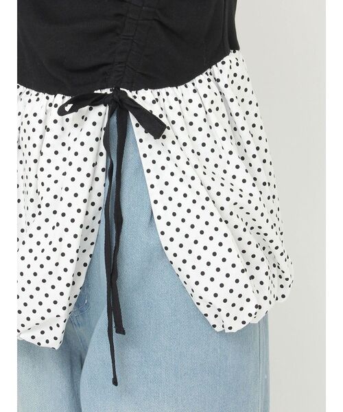 CALNAMUR（カルナムール）の「ワンショルデザイントップス（Tシャツ/カットソー・レディース・ブラック/イエロー/ライトグレー・FREE）」の9枚目の写真