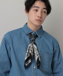 RAGEBLUE | 2WAY SET RING SCARF/リング付き柄スカーフ(バンダナ/スカーフ)